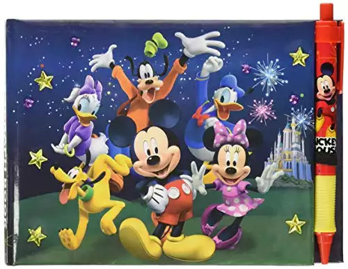 Mickey and Friends Deluxe Autograph Book with Pen