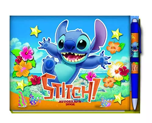 Stitch Deluxe Autograph Book with Pen