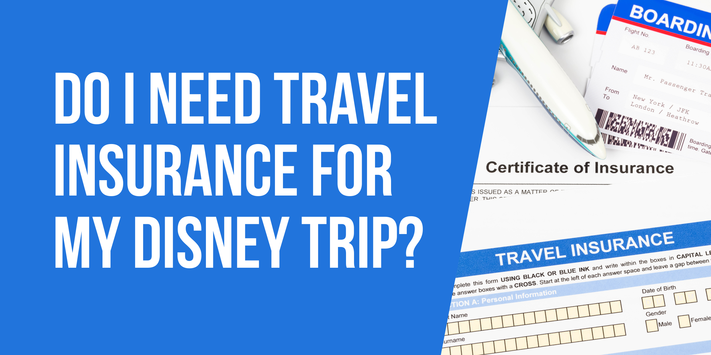 Do i need travel insurance for my disney trip?.